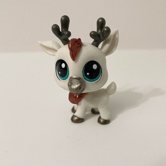 Littlest Pet Shop LPS Antlers Tuktu 31 Reindeer - Picture 1 of 11